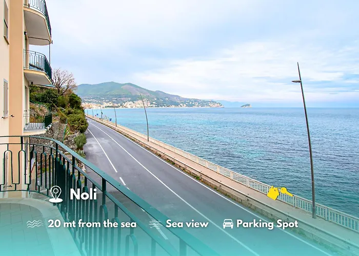Appartement 20 Meters From The Sea - Parking Spot And Breathtaking View Noli